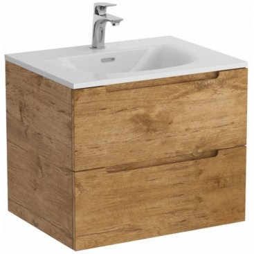 Тумба с раковиной и зеркалом BelBagno Etna 60-BB-8099-60 Rovere Nature