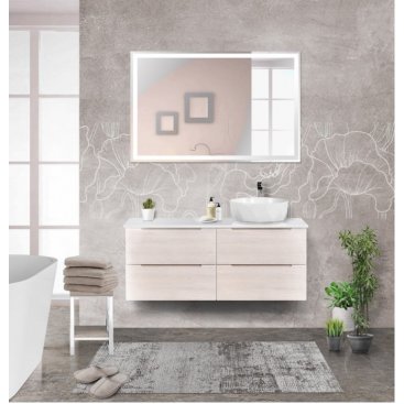 Мебель для ванной BelBagno Etna-1200-S-R Rovere Bianco