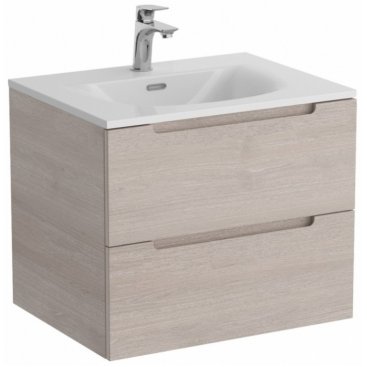 Тумба с раковиной и зеркалом BelBagno Etna 70-BB-8099-70 Rovere Grigio