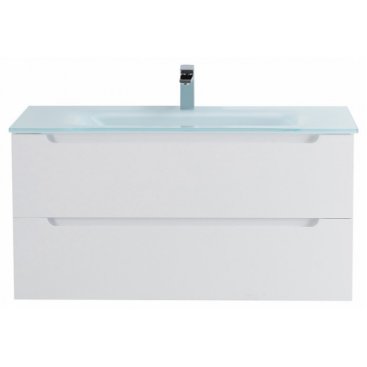 Тумба с раковиной BelBagno Etna 80-BB810/465-LV-VTR-BL Bianco Lucido