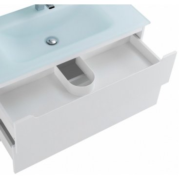 Тумба с раковиной BelBagno Etna 80-BB810/465-LV-VTR-BO Bianco Lucido