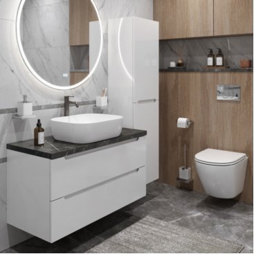 Мебель для ванной BelBagno ETNA80BL-KEPMNO-1302-SET Bianco Lucido