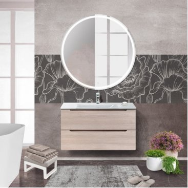 Мебель для ванной BelBagno Etna-800-BB810/465-LV-VTR-BL Rovere Grigio