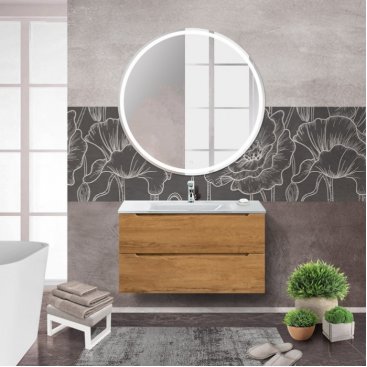 Тумба с раковиной BelBagno Etna 80-BB810/465-LV-VTR-BL Rovere Nature