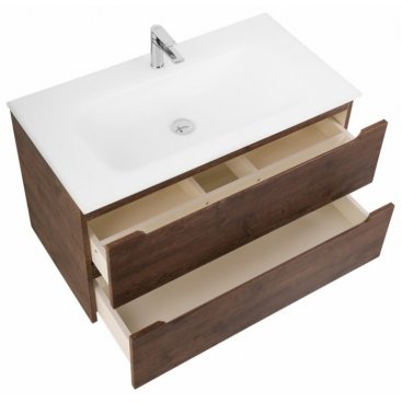 Тумба с раковиной BelBagno Etna 80-BB810/465-LV-VTR-BO Rovere Moro