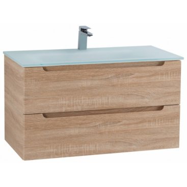 Тумба с раковиной BelBagno Etna 80-BB810/465-LV-VTR-BO Rovere Bianco