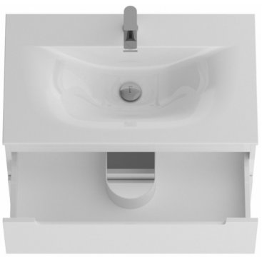 Тумба с раковиной и зеркалом BelBagno Etna 90-BB-8099-90 Bianco Lucido