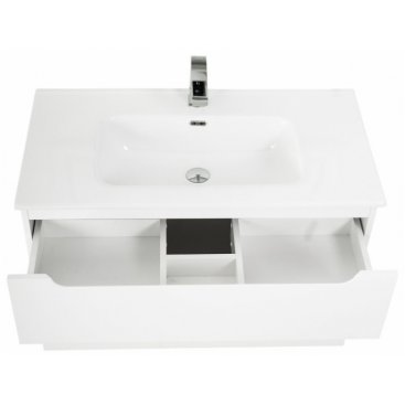 Тумба с раковиной BelBagno Etna H60-100-BB1000ETL Bianco Lucido