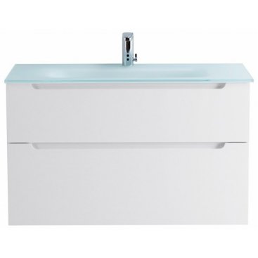 Тумба с раковиной BelBagno Etna H60-100-BB1010/465-LV-VTR-BO Bianco Lucido