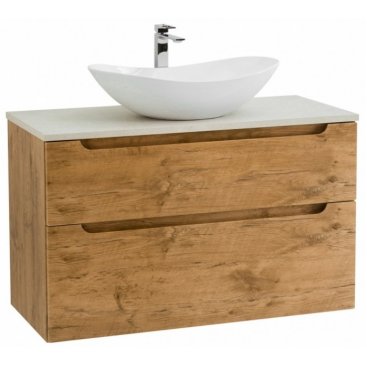 Тумба со столешницей и раковиной BelBagno Etna H60-100-KEP-100-MCO-BB1404 Rovere Nature