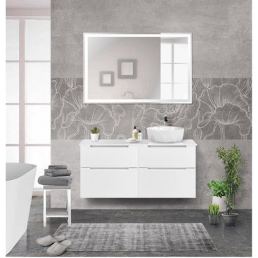 Мебель для ванной BelBagno Etna-H60-1200-S-R Bianco Lucido