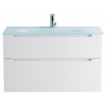 Тумба с раковиной BelBagno Etna H60-80-BB810/465-LV-VTR-BO Bianco Lucido