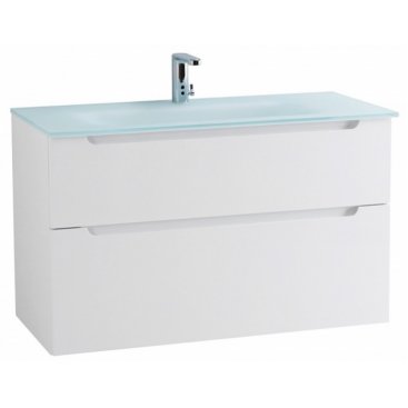 Тумба с раковиной BelBagno Etna H60-80-BB810/465-LV-VTR-BO Bianco Lucido