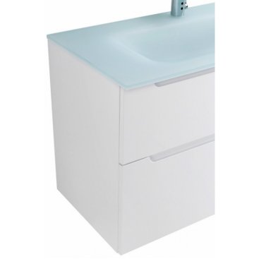 Тумба с раковиной BelBagno Etna H60-80-BB810/465-LV-VTR-BO Bianco Lucido