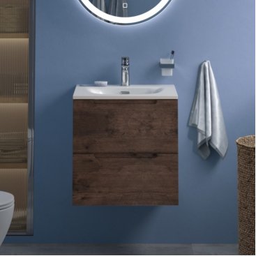 Тумба с раковиной и зеркалом BelBagno Etna 39-50-BB-8099-3-50 Rovere Moro