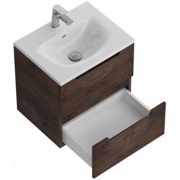 Тумба с раковиной и зеркалом BelBagno Etna 39-50-BB-8099-3-50 Rovere Moro