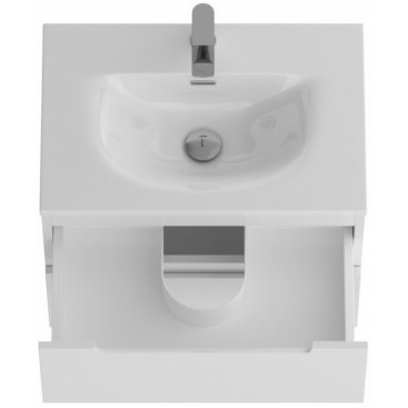 Тумба с раковиной и зеркалом BelBagno Etna 39-60-BB-8099-3-60 Bianco Lucido