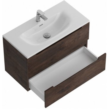 Тумба с раковиной BelBagno Etna 39-80-BB-8099-3-80 Rovere Moro