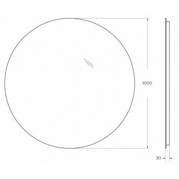 Тумба с раковиной и зеркалом BelBagno Etna 100-BB-8099-100 Rovere Moro