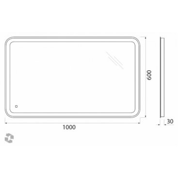 Тумба с раковиной и зеркалом BelBagno Etna 120-KEP-120-MNO-BB1315 Bianco Lucido