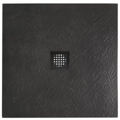 Поддон из искусственного мрамора BelBagno TRAY-MR-UNO-A-90-35-NERO-NO