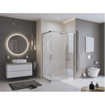 Поддон из искусственного мрамора BelBagno TRAY-MR-UNO-AH-100/80-35-W-BO