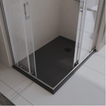 Поддон из искусственного мрамора BelBagno TRAY-MR-UNO-AH-120/80-35-NERO-NO