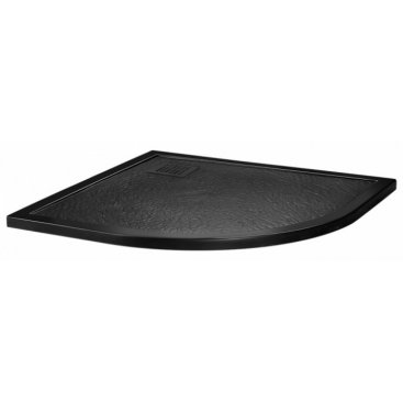 Поддон из искусственного мрамора BelBagno TRAY-MR-UNO-R-90-550-35-NERO-NO