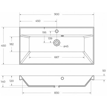 Мебель для ванной BelBagno Vittoria 90P-B Bianco Opaco