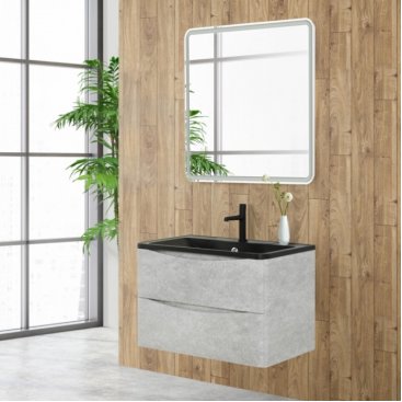 Тумба с раковиной BelBagno Acqua 100-B Cemento Verona Grigio