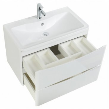Мебель для ванной BelBagno Acqua 80 Bianco Lucido