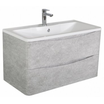 Тумба с раковиной BelBagno Acqua 80 Cemento Verona Grigio