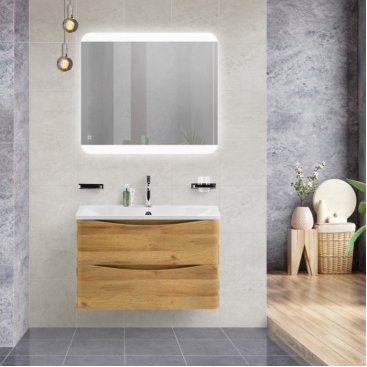 Тумба с раковиной BelBagno Acqua 80 Rovere Rustico