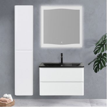 Тумба с раковиной BelBagno Albano 100-B Bianco Lucido