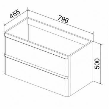 Мебель для ванной BelBagno Albano 80-B Pino Scania