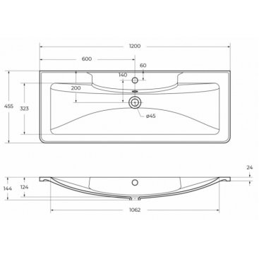 Мебель для ванной BelBagno Albano 120 Cemento Verona Grigio