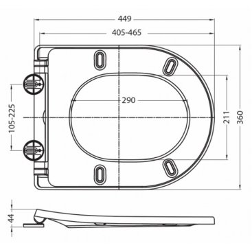 Унитаз-компакт безободковый BelBagno Amanda с крышкой BB2031SC микролифт