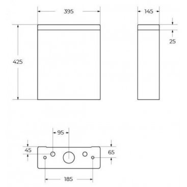 Унитаз-компакт BelBagno Ardente-R BB02093CPR/SC с крышкой микролифт