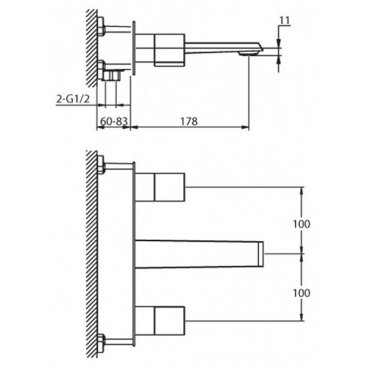 Смеситель для раковины BelBagno Arlie ARL-BLI-CRM