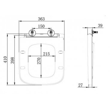 Унитаз-компакт BelBagno Aurora BB8604CPR-SC с крышкой-сиденьем микролифт