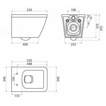 Унитаз подвесной BelBagno Dory BB522ACHR