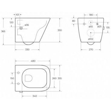 Унитаз подвесной BelBagno Due BB3103CHR-BS/SC с крышкой микролифт