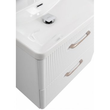 Мебель для ванной BelBagno Due-500-BB-8076-3-50 белый металлик