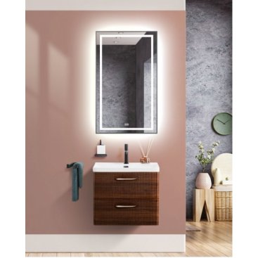 Тумба с раковиной BelBagno Due 50-BB-8076-3-50 Noce