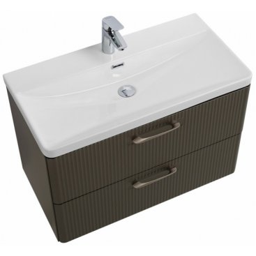 Мебель для ванной BelBagno Due-800-BB-8076-3-80 оружейная сталь