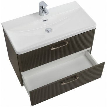 Мебель для ванной BelBagno Due-800-BB-8076-3-80 оружейная сталь