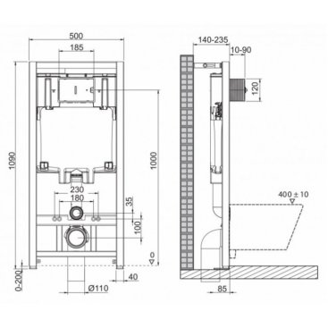 Комплект BelBagno Onda BB066CHR/BB870SC/BB002-80/BB005-PR-CHROME