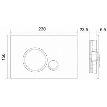 Комплект BelBagno Onda BB066CHR/BB870SC/BB002-80/BB014-SR-BIANCO