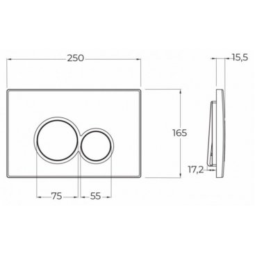 Инсталляция для подвесного унитаза BelBagno BB097SET.R