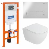 Комплект BelBagno CZR-6601-TH-TOR/CZR2316SC/BB002-80/BB005-PR-CHROME